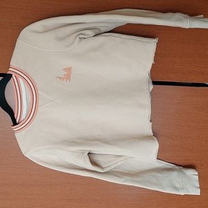 REI cropped medium long sleeve sweatshirt